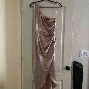 White fox Champgne Dress